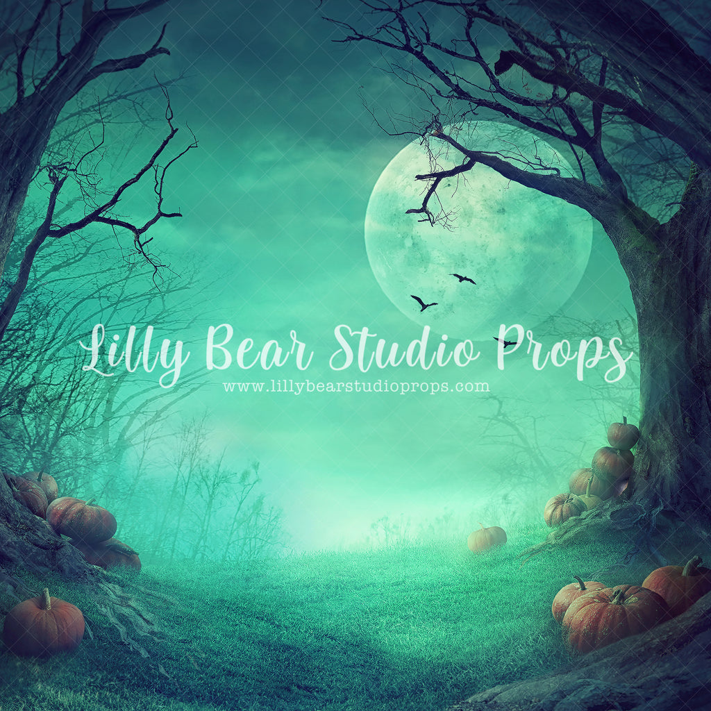 Spooky Night by Lilly Bear Studio Props sold by Lilly Bear Studio Props, FABRICS - graveyard - halloween - night - nigh