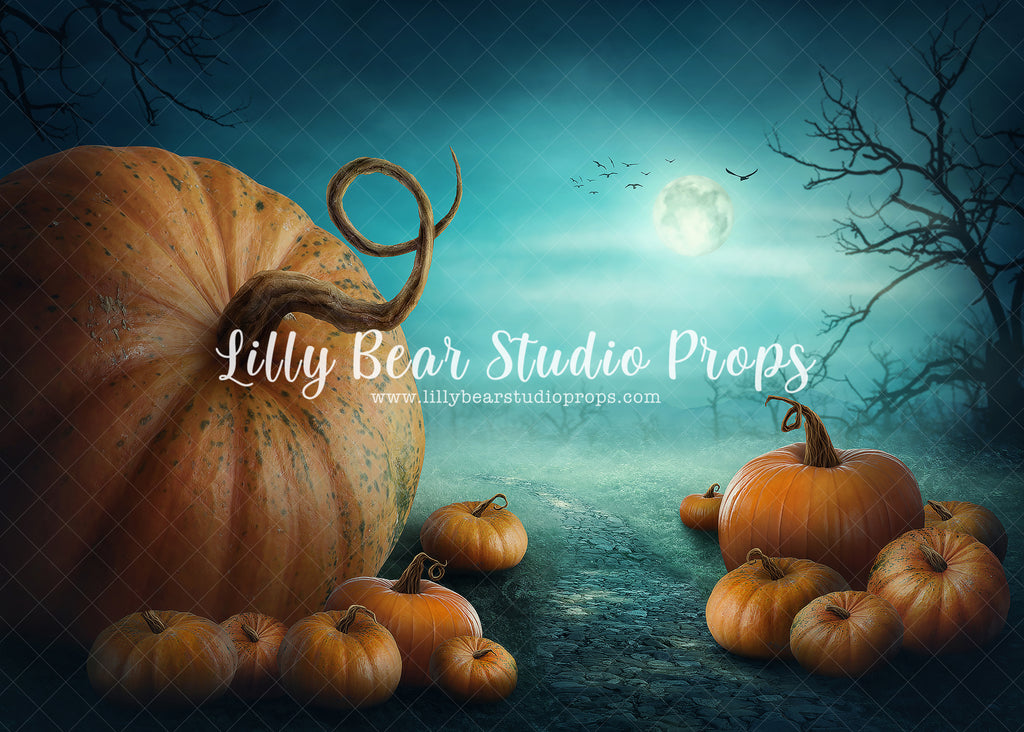 Spooky Pumpkin Patch by Lilly Bear Studio Props sold by Lilly Bear Studio Props, bat - bats - black crows - boy pumpkin