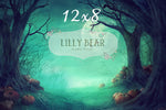 Spooky Night by Lilly Bear Studio Props sold by Lilly Bear Studio Props, FABRICS - graveyard - halloween - night - nigh