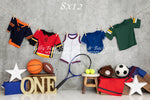Sports Centre by Meagan Paige Photography sold by Lilly Bear Studio Props, baseball - basketball - FABRICS - football
