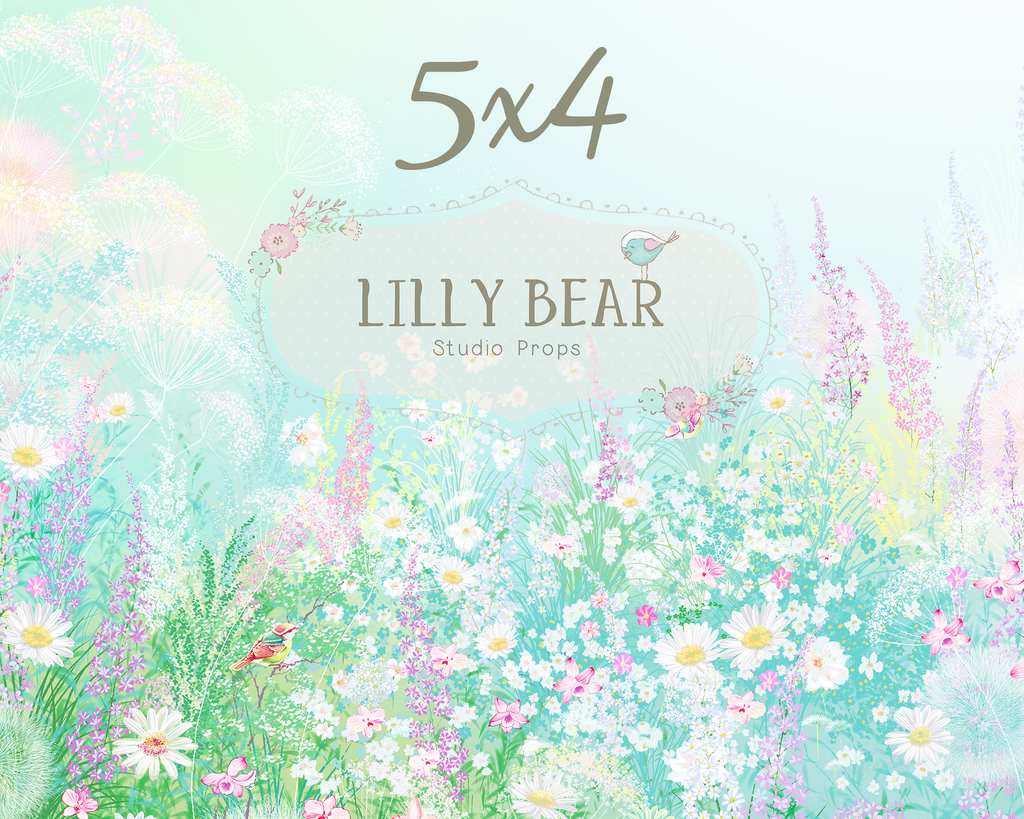 Spring Meadow by Lilly Bear Studio Props sold by Lilly Bear Studio Props, FABRICS - field of flowers - floral - flower