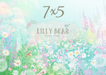 Spring Meadow by Lilly Bear Studio Props sold by Lilly Bear Studio Props, FABRICS - field of flowers - floral - flower