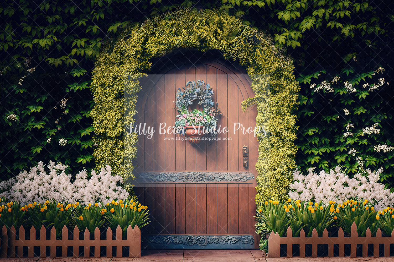 Spring Arch Way Vine Wall