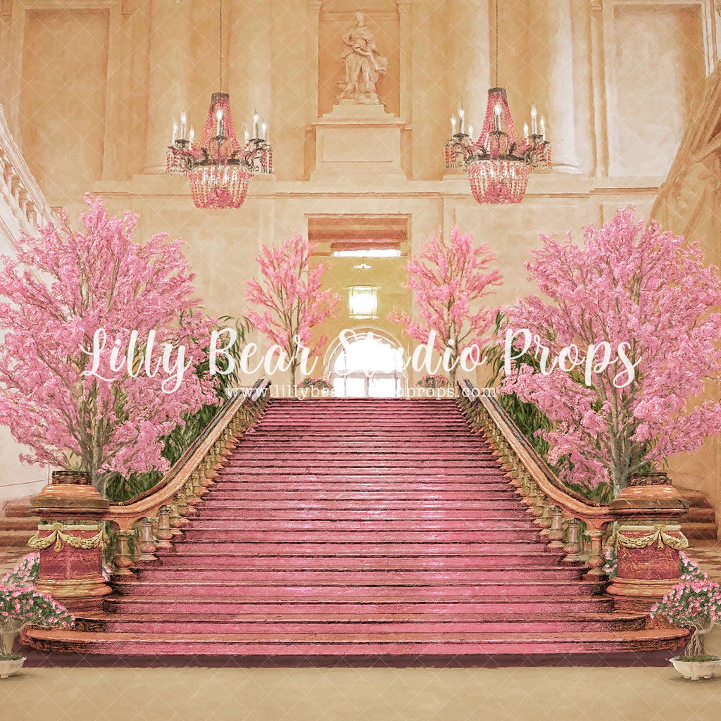 Spring Ballroom - Lilly Bear Studio Props, ballroom, beau, beau and belle, beauty and the beast, belle, castle, cherry blossoms, cinderella castle, clothing, clothing store, dancing, disney castle, FABRICS, princess castle, shop, spring, spring ballroom, spring flowers