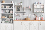 Spring Kitchen - Lilly Bear Studio Props, bamboo, boho, boho chic, boho kitchen, boho room, easter baking, easter kitchen, FABRICS, kitchen, pastel, spring, spring baking, spring boho, spring kitchen, spring scandinavian, white kitchen