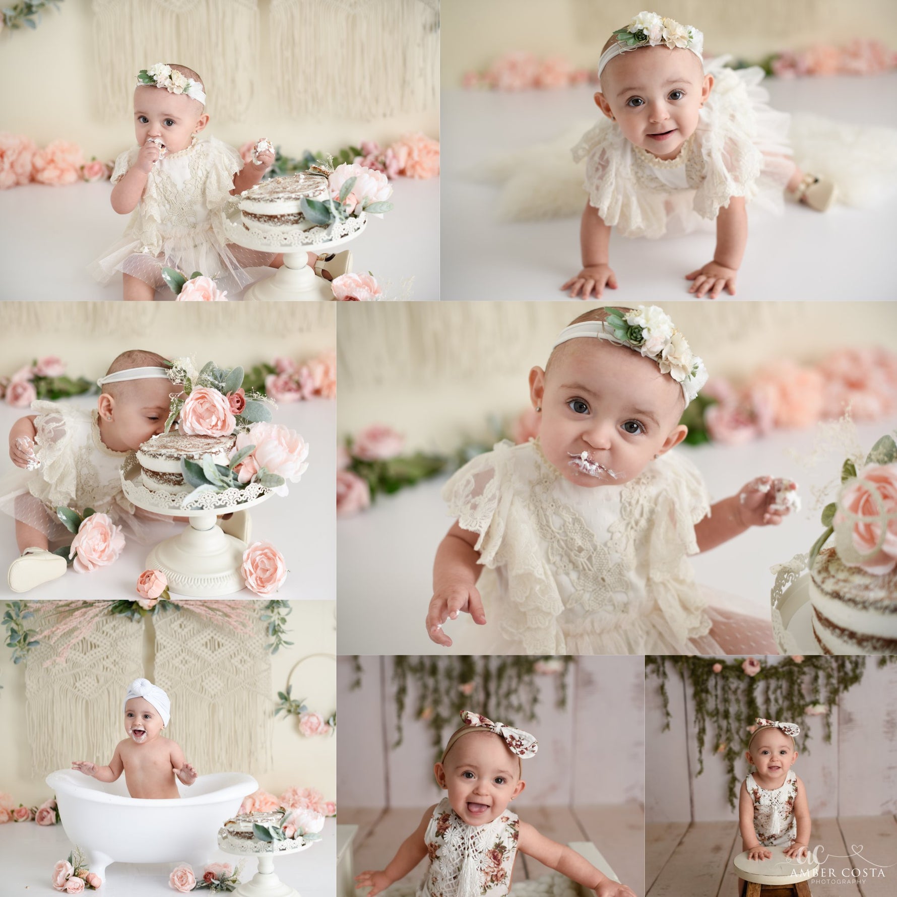 Spring Spirit by Amber Costa Photography sold by Lilly Bear Studio Props, boho - boho chic - cake smash - FABRICS - flo