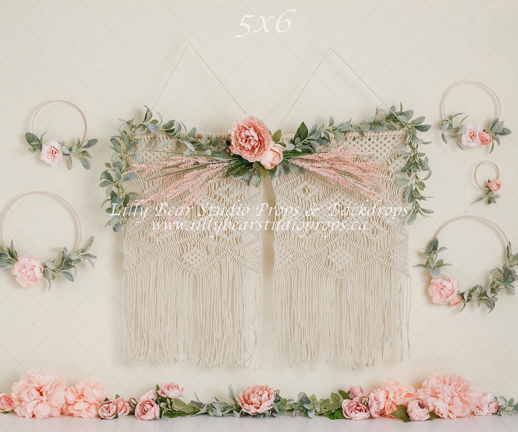Spring Spirit by Amber Costa Photography sold by Lilly Bear Studio Props, boho - boho chic - cake smash - FABRICS - flo