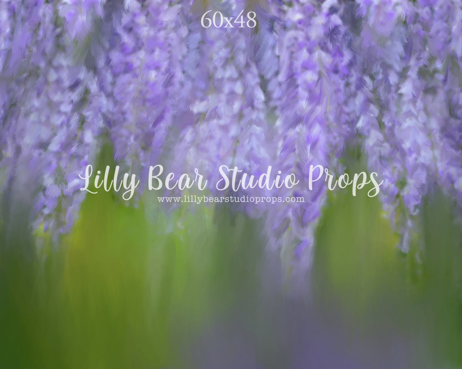 Spring Wisteria by Jessica Ruth Photography sold by Lilly Bear Studio Props, floral - girls - hand painted - pink - pur
