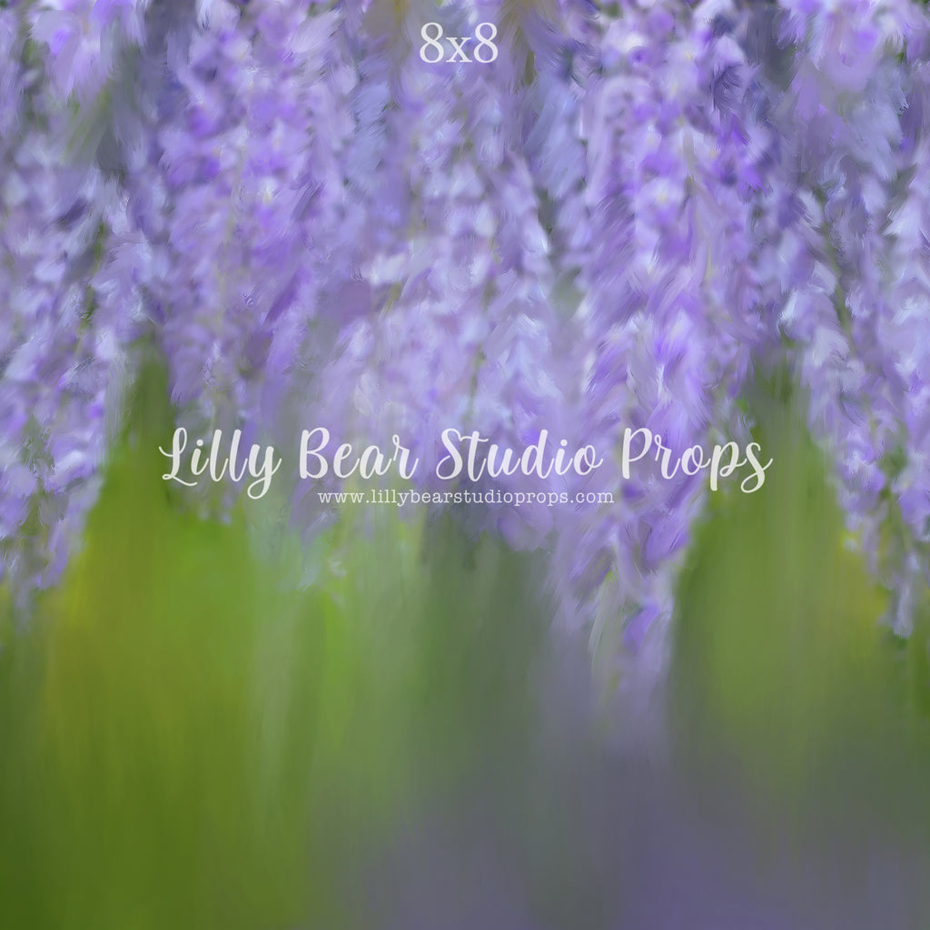 Spring Wisteria by Jessica Ruth Photography sold by Lilly Bear Studio Props, floral - girls - hand painted - pink - pur