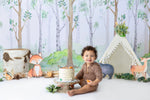 Spring Woods by Lilly Bear Studio Props sold by Lilly Bear Studio Props, enchanted forest - FABRICS - fall forest - for