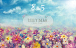 Spring Day by Lilly Bear Studio Props sold by Lilly Bear Studio Props, FABRICS - field of flowers - floral - flowers