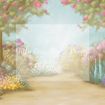 Spring in Your Step - Lilly Bear Studio Props, blooming flowers, cherry blossoms, colourful flowers, easter flowers, Fabric, field of flowers, fine art, fine art garden, floral garden, flower, flower garden, flower spring, flowers, garden, garden flowers, painted garden, pastel, pastel pink, pink floral, pink flower, pink flowers, spring flowers, Wrinkle Free Fabric