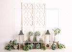 Springtime Boho Lanterns - Lilly Bear Studio Props, boho spring, FABRICS, flower barn doors, flower garden, flower ladder, flower stand, fresh flowers, garden, spanish moss, spring, spring garden, spring mini, spring time, springtime, sprintime, tulips, watering can