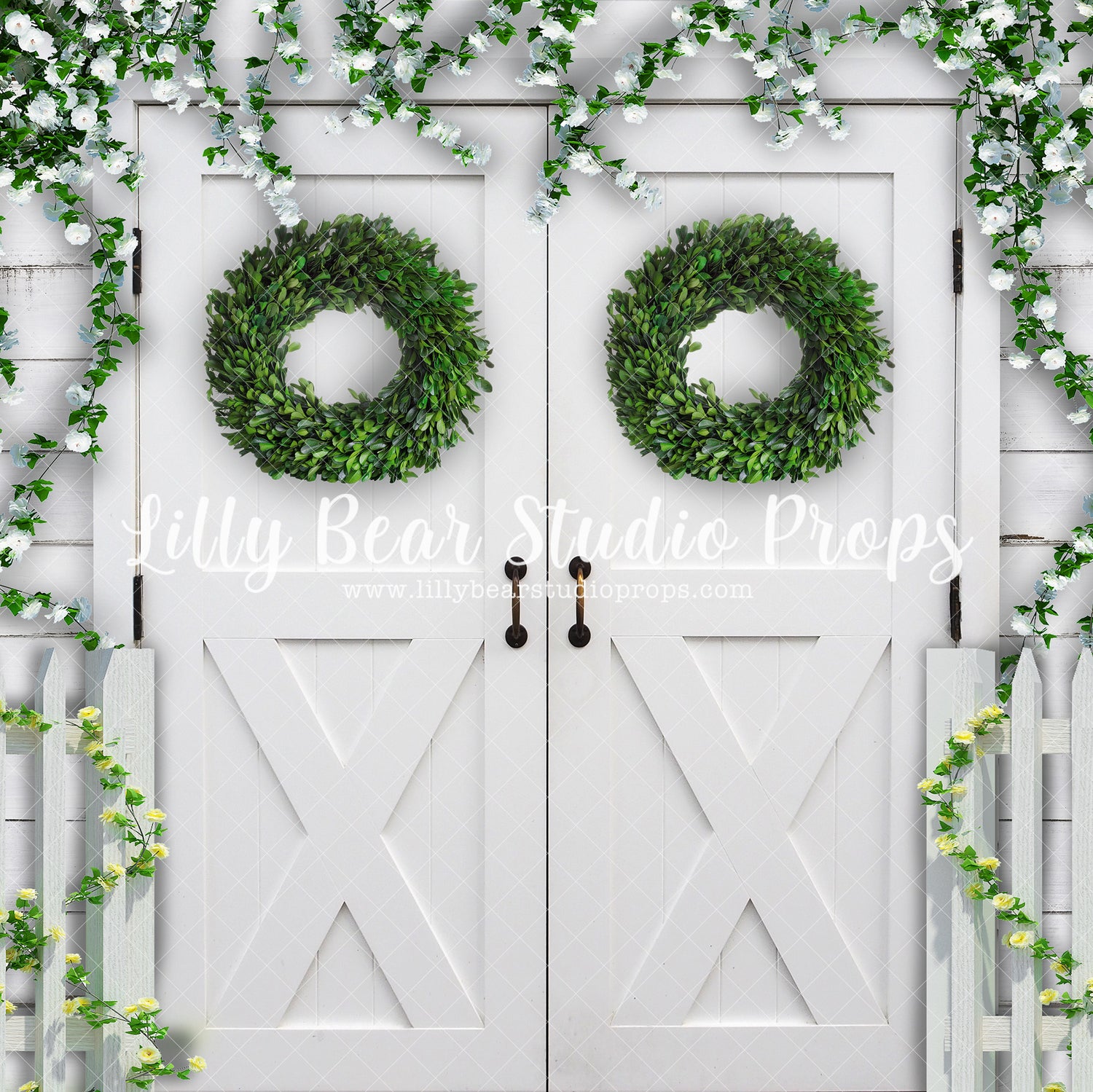 Springtime Floral Doors