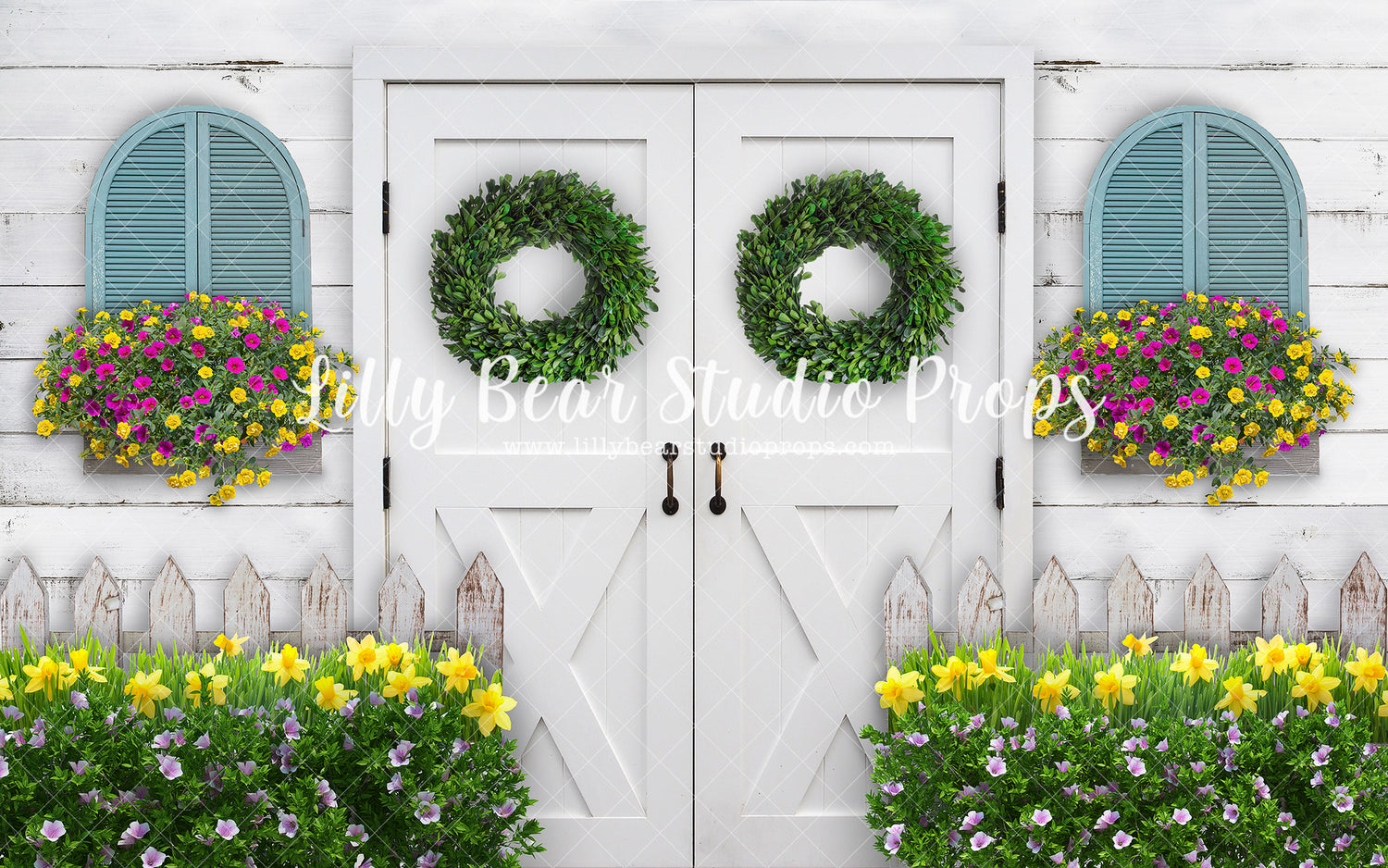 Springtime Garden Doors