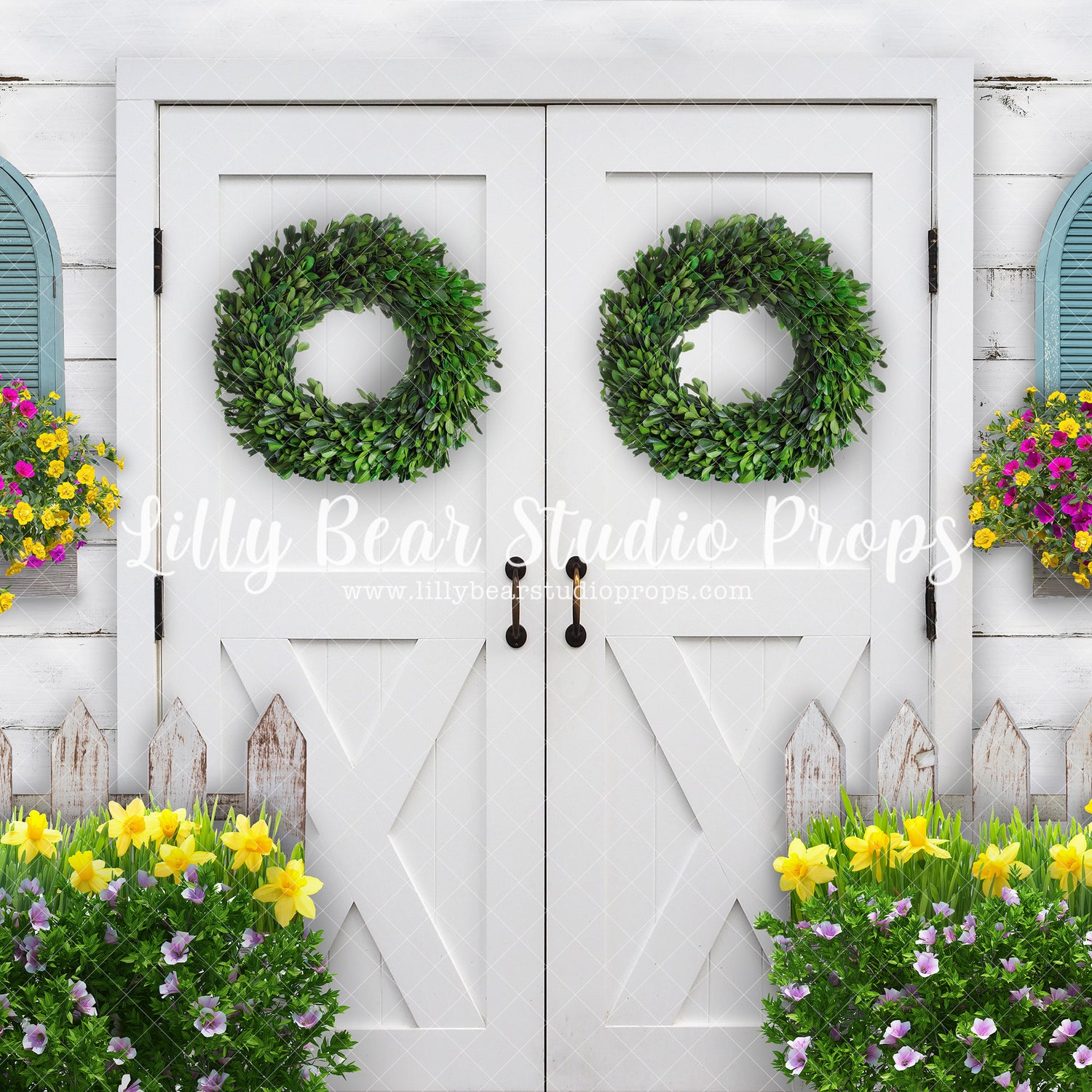 Springtime Garden Doors
