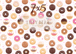 Sprinkles and Donuts by Lilly Bear Studio Props sold by Lilly Bear Studio Props, chocolate donuts - donut pattern - don