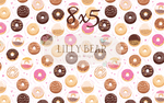 Sprinkles and Donuts by Lilly Bear Studio Props sold by Lilly Bear Studio Props, chocolate donuts - donut pattern - don