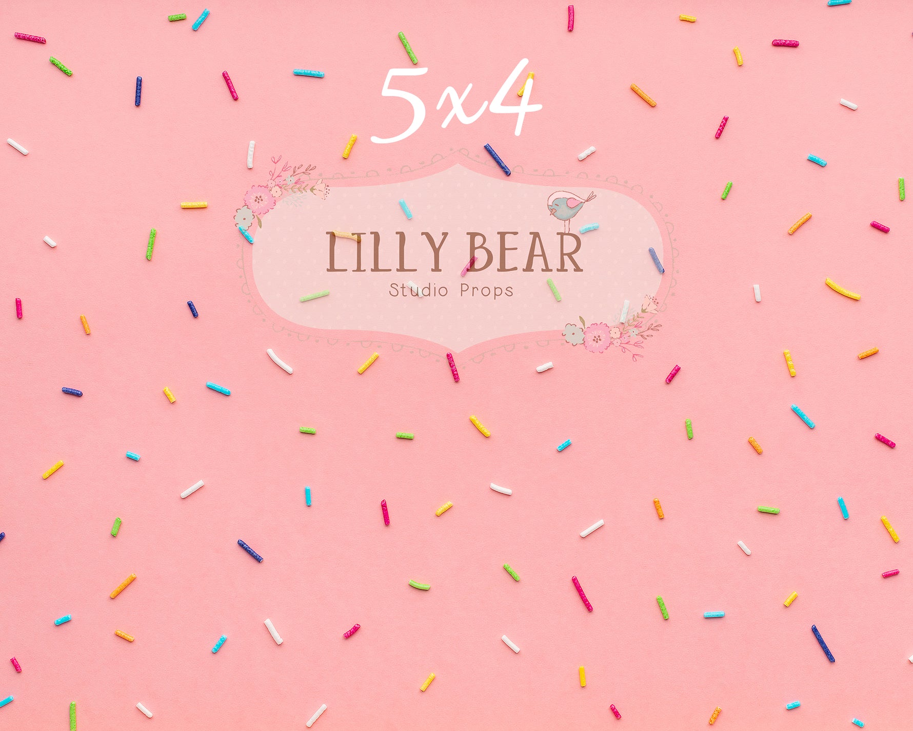 Sprinkles Please by Lilly Bear Studio Props sold by Lilly Bear Studio Props, colour - FABRICS - girl - ice cream - pink