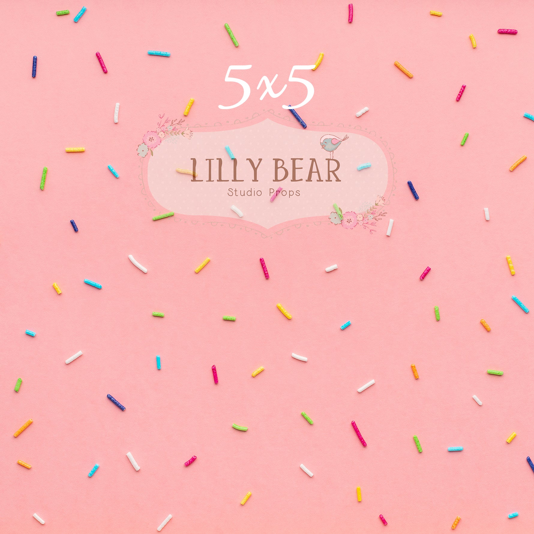 Sprinkles Please by Lilly Bear Studio Props sold by Lilly Bear Studio Props, colour - FABRICS - girl - ice cream - pink