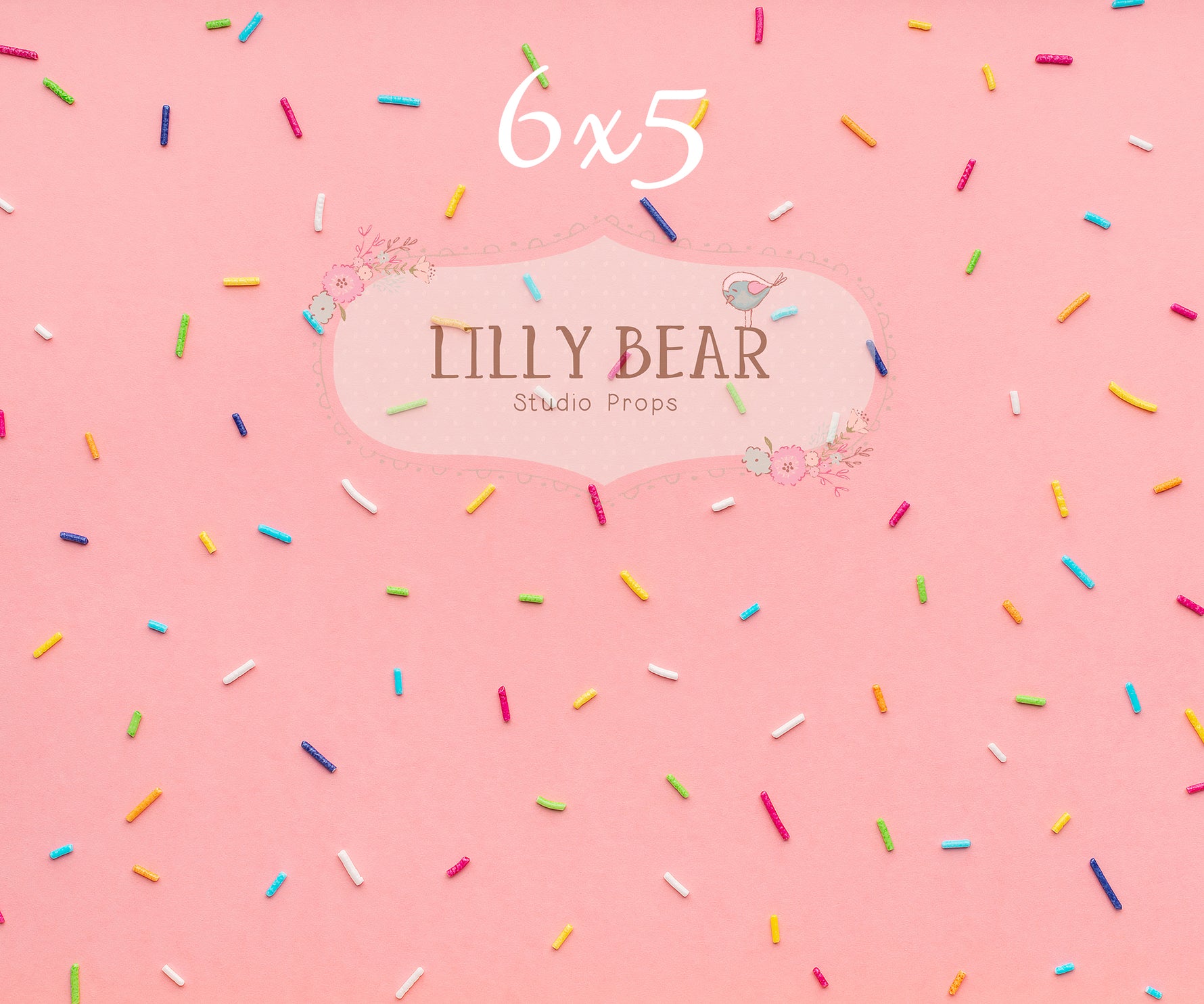 Sprinkles Please by Lilly Bear Studio Props sold by Lilly Bear Studio Props, colour - FABRICS - girl - ice cream - pink