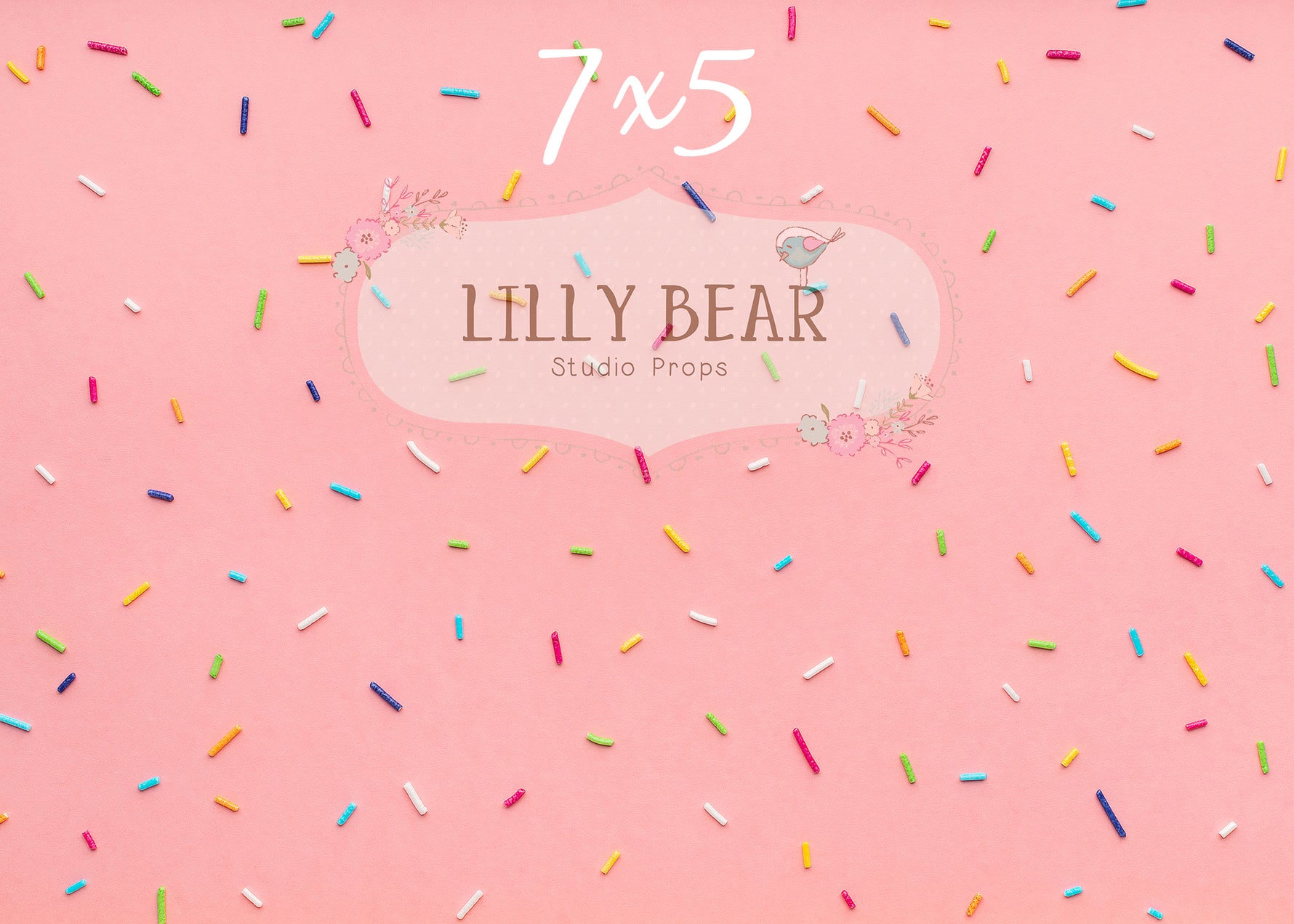Sprinkles Please by Lilly Bear Studio Props sold by Lilly Bear Studio Props, colour - FABRICS - girl - ice cream - pink