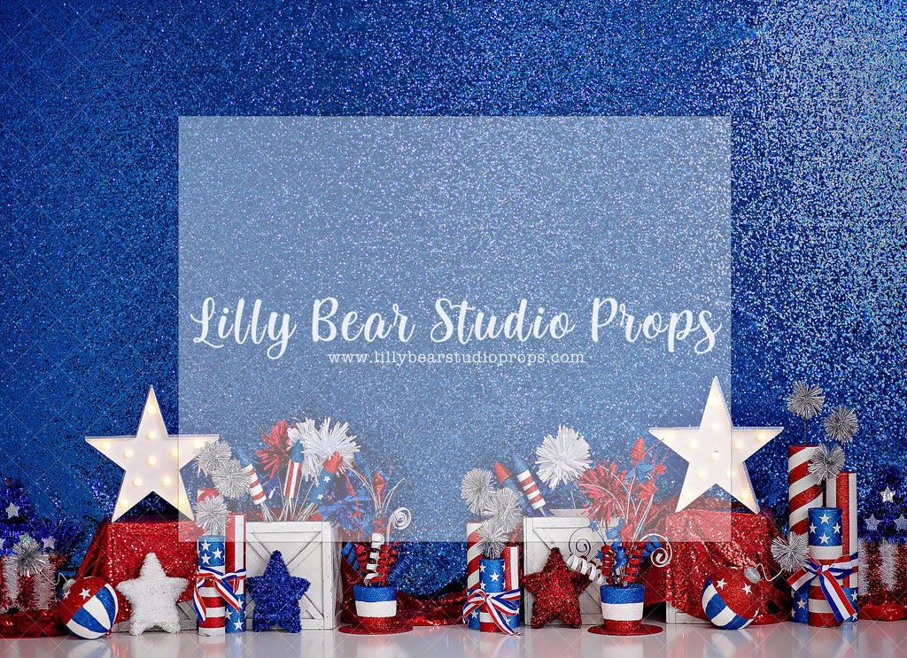 Star Spangled Celebration - Lilly Bear Studio Props, 4th of July, america, american flag, celebrate, fireworks, July 4th, July Forth, red and blue, red blue white, us flag, usa, usa flag