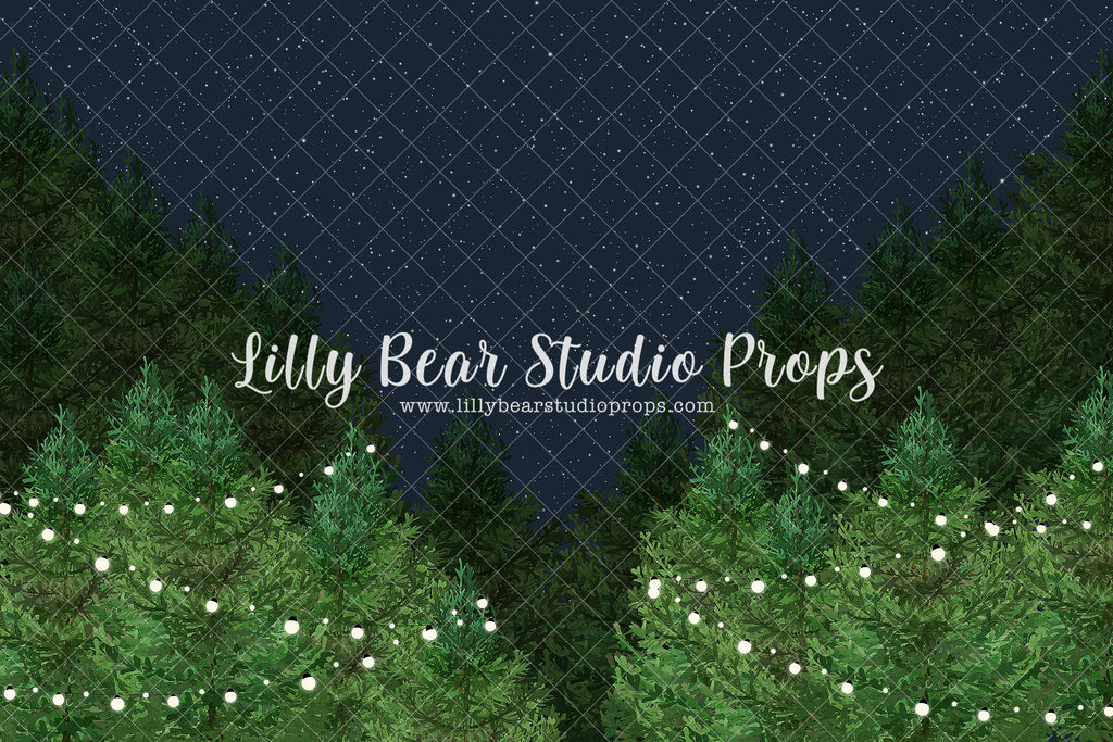 illuminating Starry Night Trees - Lilly Bear Studio Props, astronaut, galaxy space, moon, space