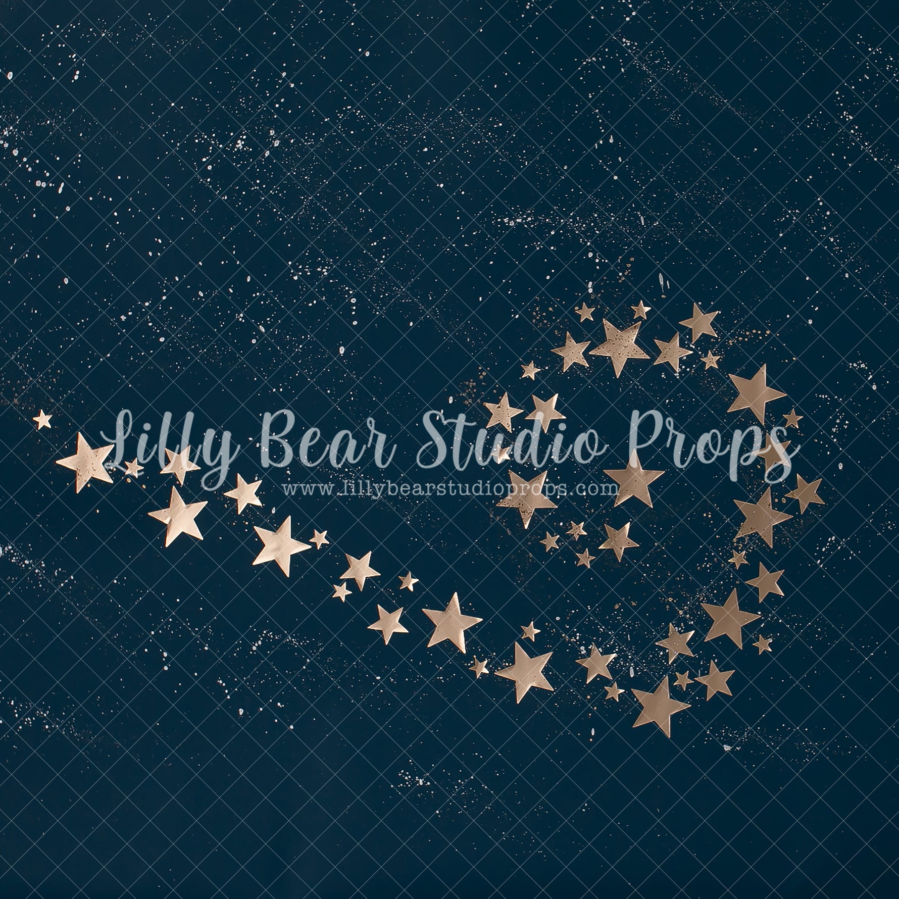 Stars Above by Karissa Knowles Photography sold by Lilly Bear Studio Props, all star - all stars - blue stars - galaxy