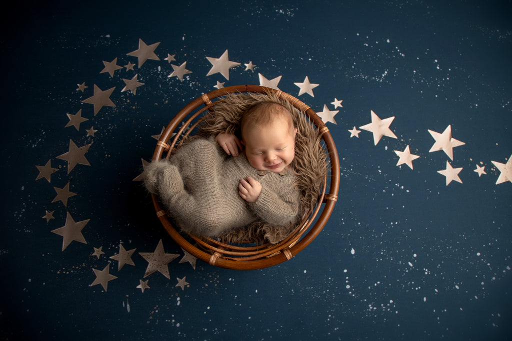 Stars Above by Karissa Knowles Photography sold by Lilly Bear Studio Props, all star - all stars - blue stars - galaxy