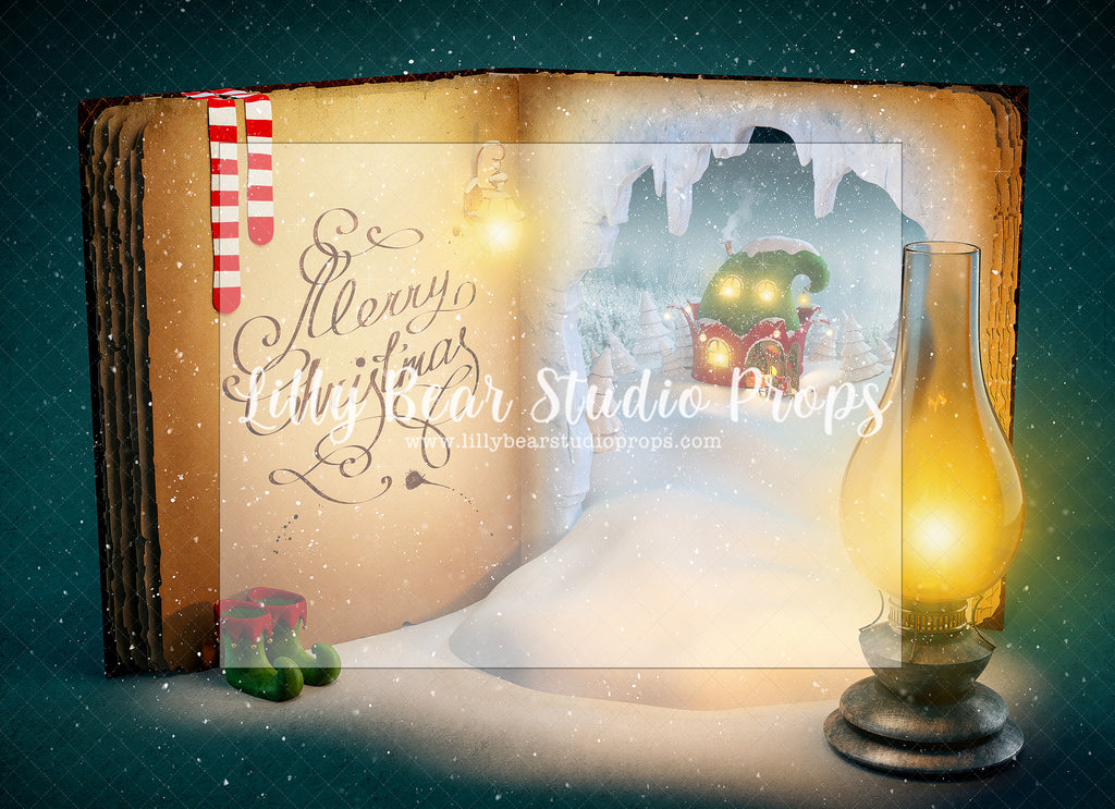 Storybook Holiday - Lilly Bear Studio Props, christmas, Cozy, Decorated, Festive, Giving, Holiday, Holy, Hopeful, Joyful, Merry, Peaceful, Peacful, Red & Green, Seasonal, Winter, Xmas, Yuletide