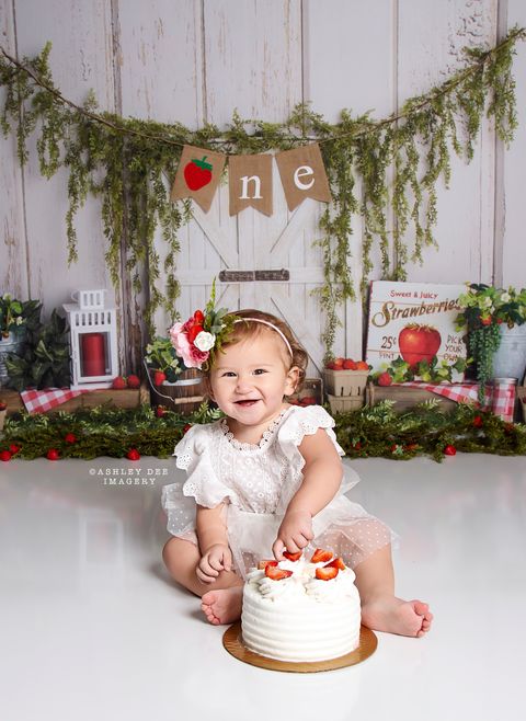 Strawberry Picking by Sweet Memories Photos By Carolyn sold by Lilly Bear Studio Props, ant - apples - arrows - barn do