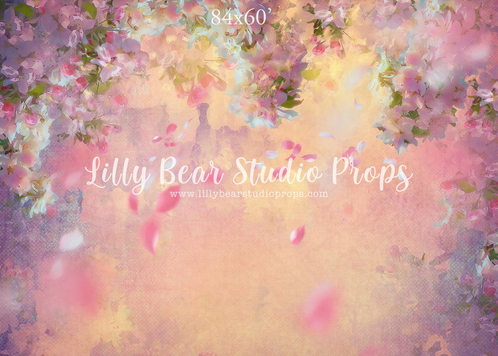 Summers Eve by Lilly Bear Studio Props sold by Lilly Bear Studio Props, abstract - FABRICS - floral - flowers - girl