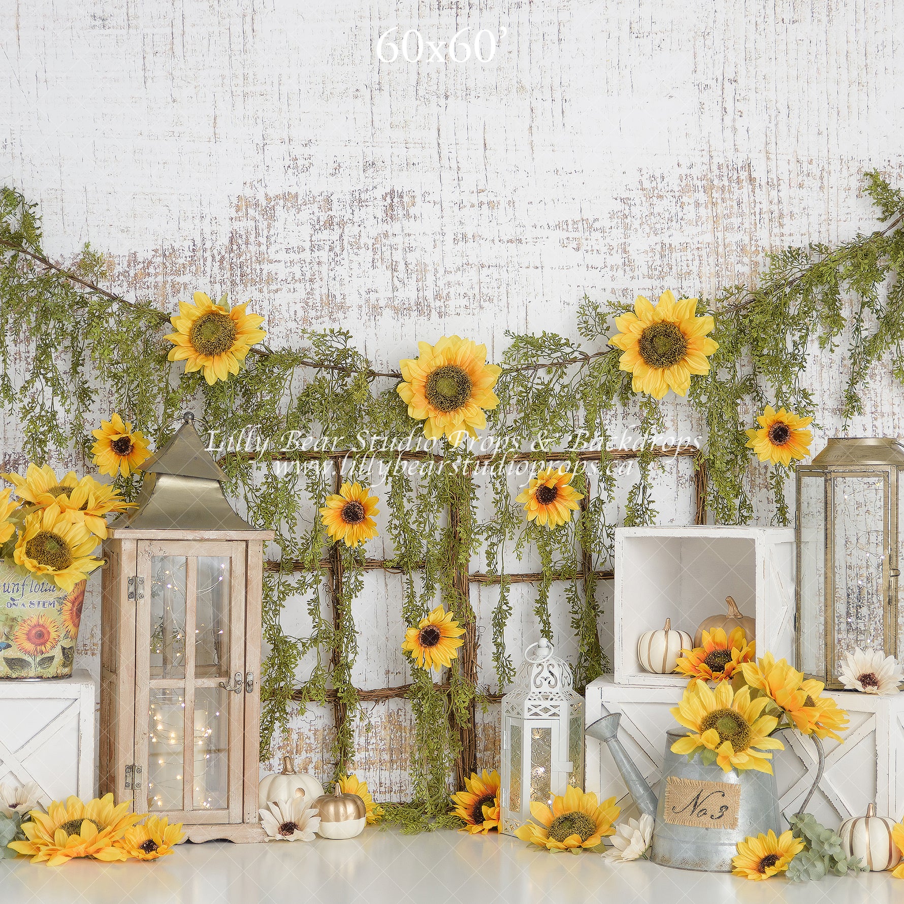 Sunflower Bloom by Sweet Memories Photos By Carolyn sold by Lilly Bear Studio Props, bloom - FABRICS - floral - garden