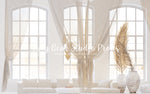 Sunkissed Living - Lilly Bear Studio Props, bamboo, bamboo bed, bamboo peacock bed, bed, bed time, boho, boho arch, boho bed, boho chic, boho lounge, boho room, curtains, FABRICS, Pampas, peacock bed, pillows, scandi, scandinavian, spring, spring boho, spring scandinavian, vase, white bed, white room, white windows, windows