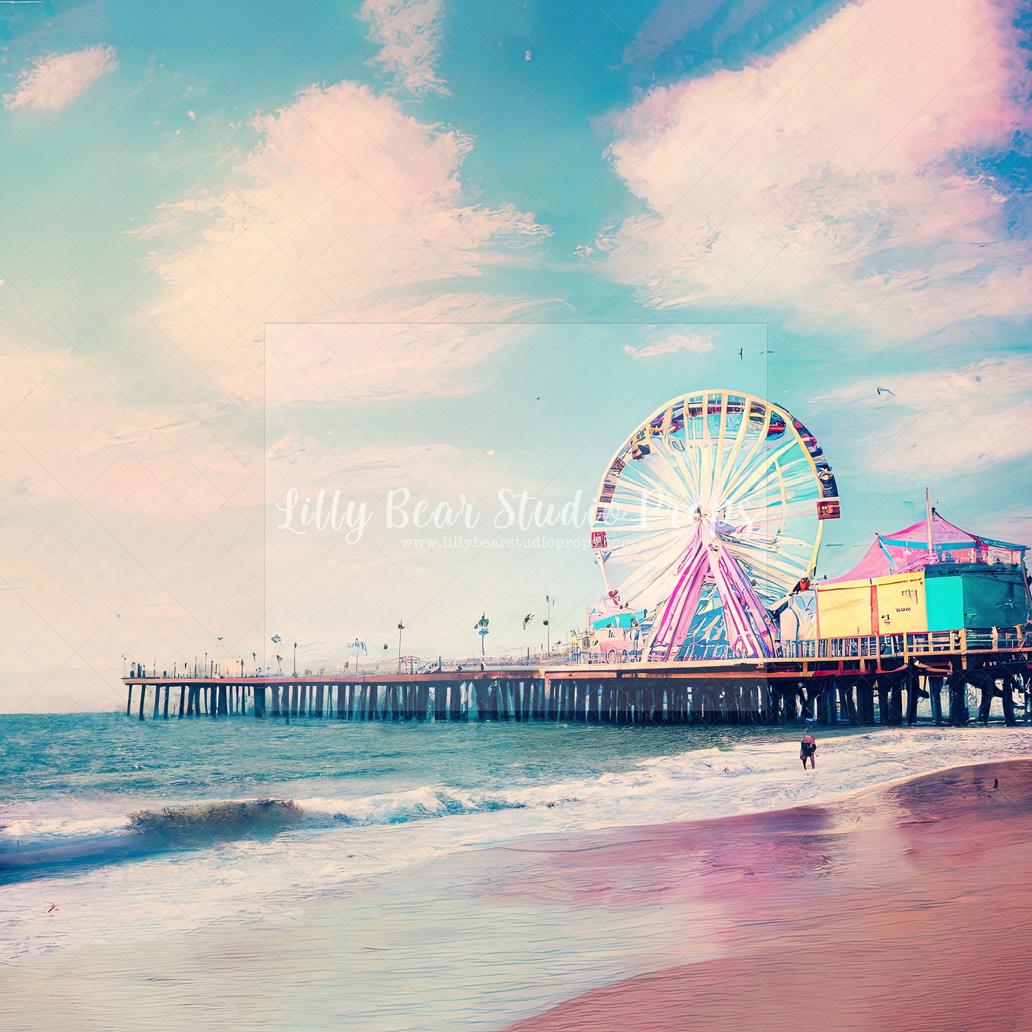 Sunrise at Santa Monica Pier