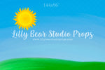 Sunshine Fields by Jessica Ruth Photography sold by Lilly Bear Studio Props, boys - cake smash - field - girls - smash
