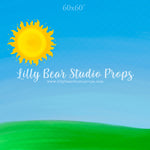 Sunshine Fields by Jessica Ruth Photography sold by Lilly Bear Studio Props, boys - cake smash - field - girls - smash