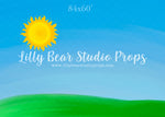 Sunshine Fields by Jessica Ruth Photography sold by Lilly Bear Studio Props, boys - cake smash - field - girls - smash