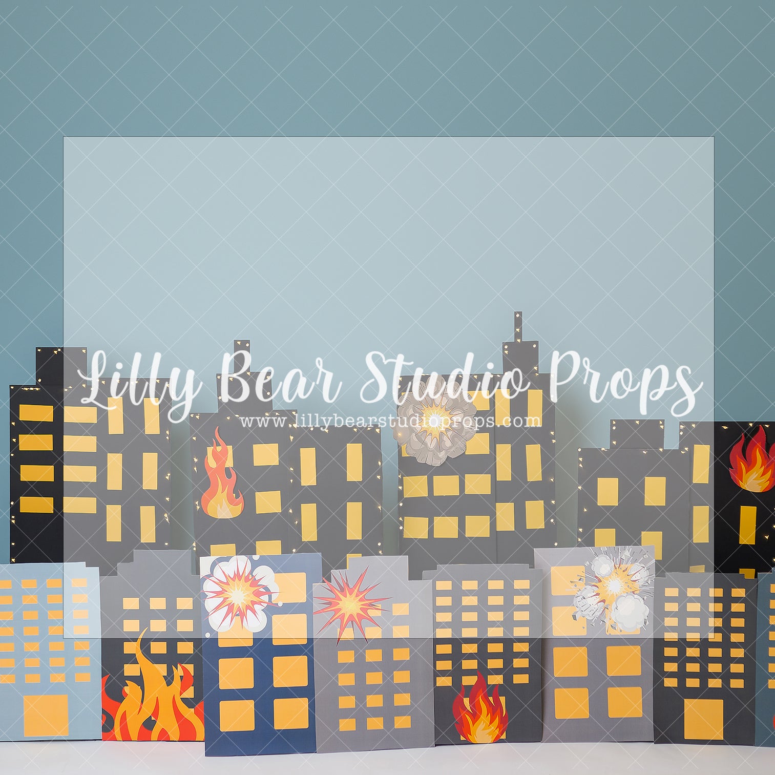 Super Hero City - Lilly Bear Studio Props, Brick Wall, comic book, Fabric, little superhero, my hero, my little hero, super hero, superhero, superheros, Wrinkle Free Fabric