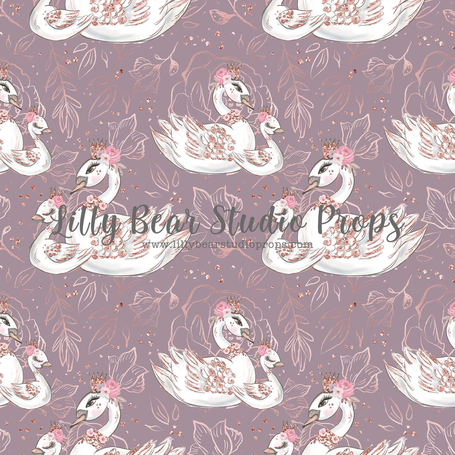 Swan Princess by Lilly Bear Studio Props sold by Lilly Bear Studio Props, baby animal - baby swan - fairy - floral - gi