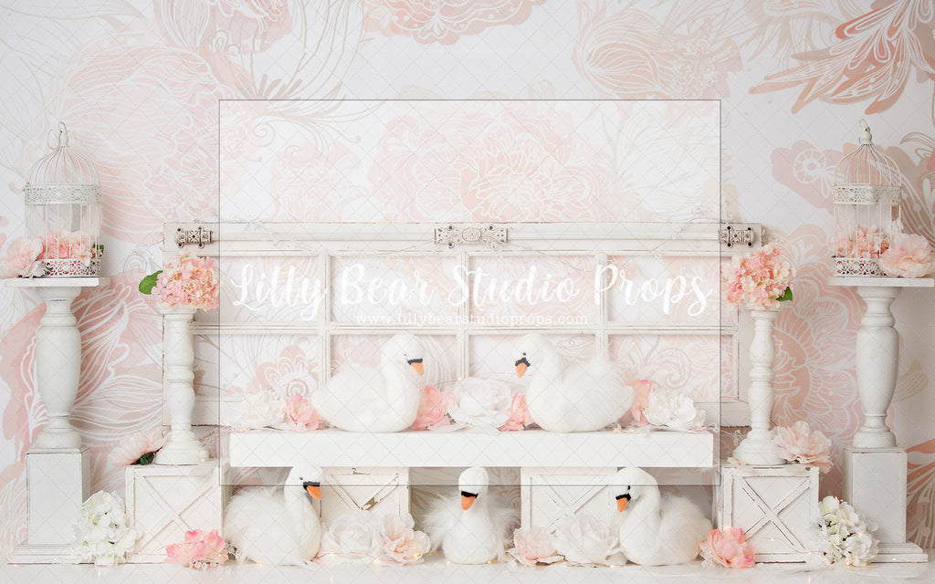 Swan Song - Lilly Bear Studio Props, baby swan, FABRICS, pink swan, princess swan, swan, swan animal, swan baby, swan lake, swan princess, swans, white swan