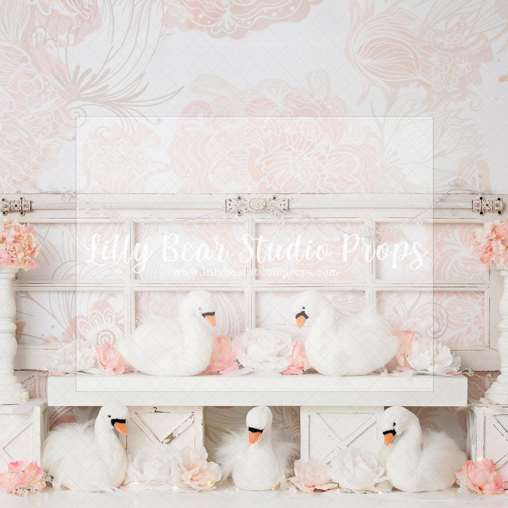 Swan Song - Lilly Bear Studio Props, baby swan, FABRICS, pink swan, princess swan, swan, swan animal, swan baby, swan lake, swan princess, swans, white swan