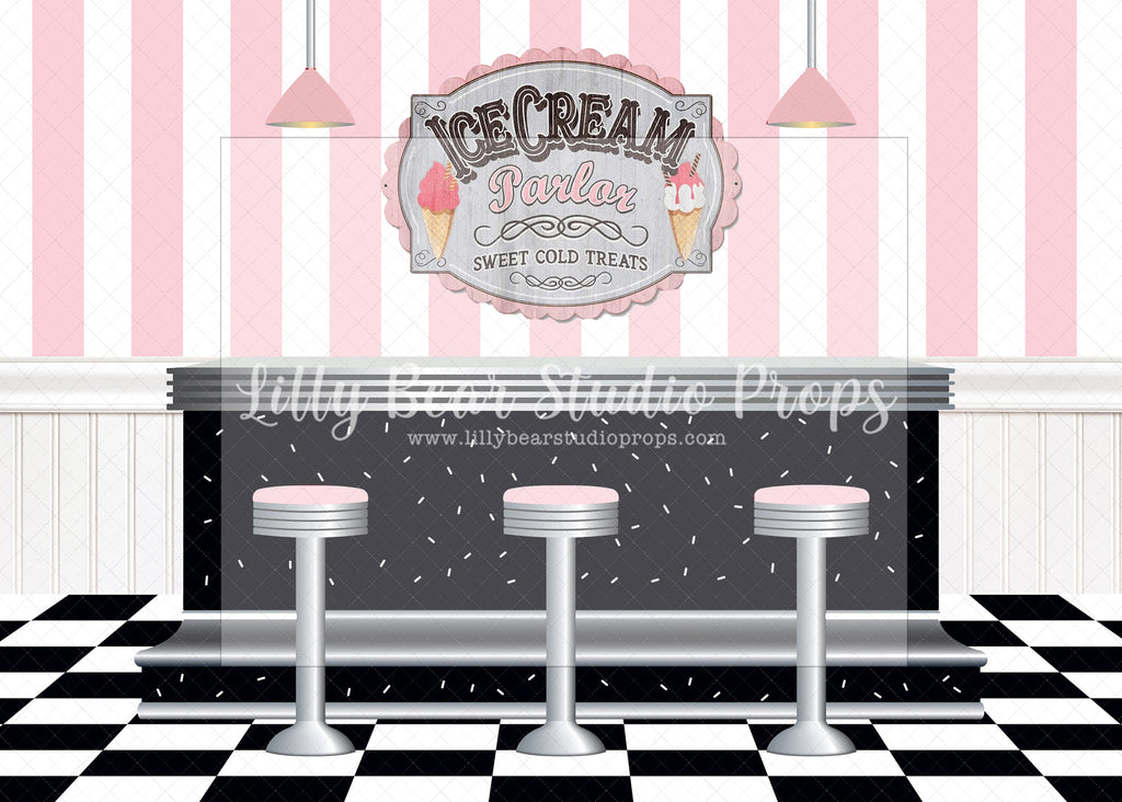 Sweet Cold Treats - Lilly Bear Studio Props, candy mountain, candy shop, candy store, candy sweets, candy treats, candy wall, candyland, lollipop, rainbow candy, sweet one