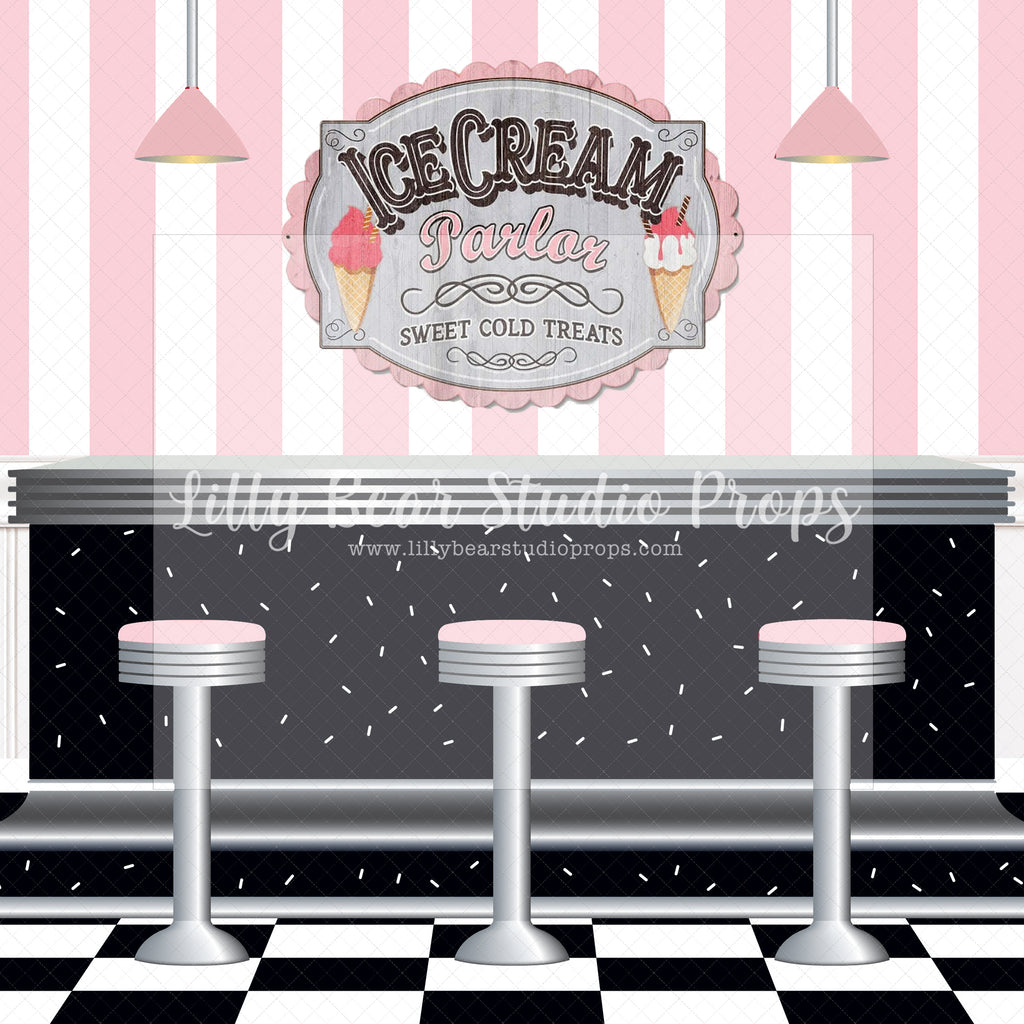 Sweet Cold Treats - Lilly Bear Studio Props, candy mountain, candy shop, candy store, candy sweets, candy treats, candy wall, candyland, lollipop, rainbow candy, sweet one