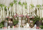 Tea Party by Sweet Memories Photos By Carolyn sold by Lilly Bear Studio Props, birthday - bunny - cake smash - easter