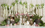 Tea Party by Sweet Memories Photos By Carolyn sold by Lilly Bear Studio Props, birthday - bunny - cake smash - easter