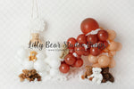 Teddies Swings and Friends - Lilly Bear Studio Props, balloon garland, boho, boho garland, boho teddies, boho teddy, cloud swing, clouds, swing, teddies, teddy bear picnic, teddy bears