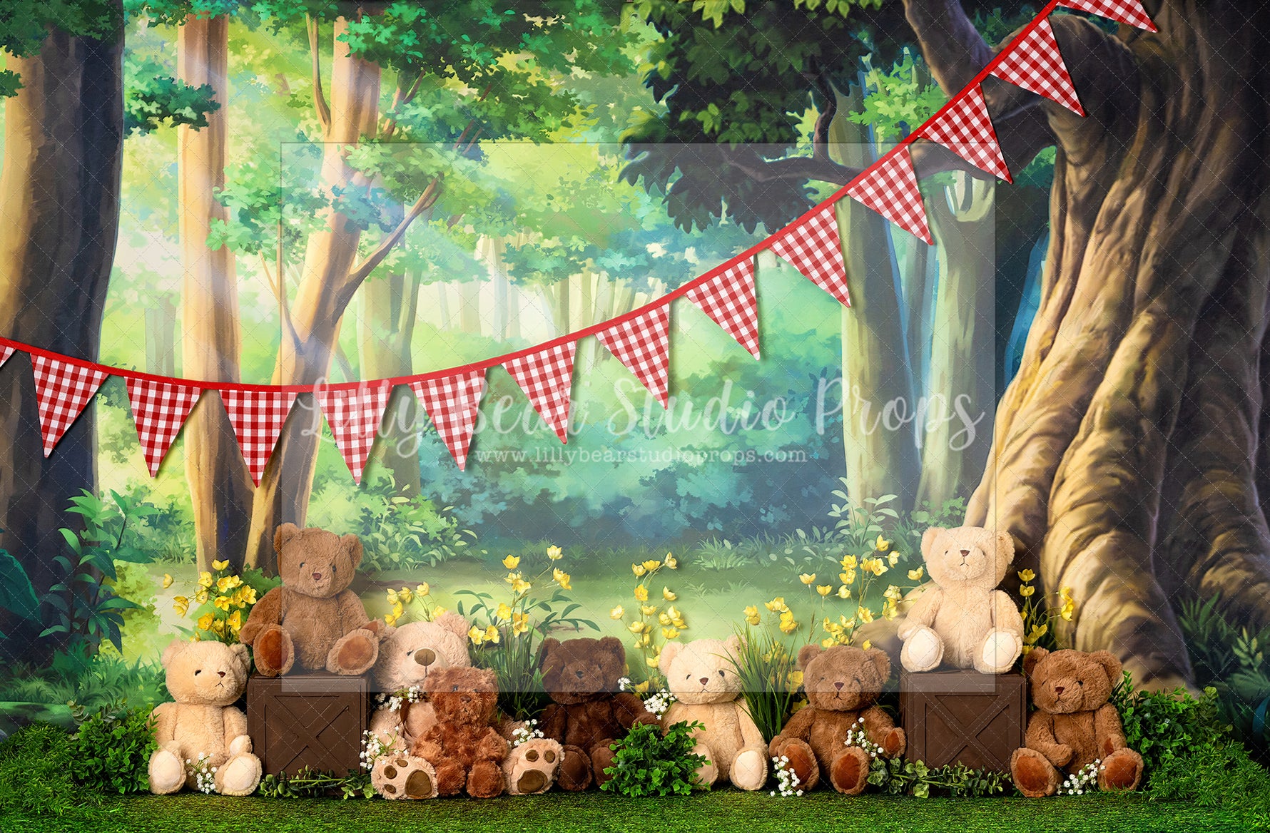 Teddy Bear Park - Lilly Bear Studio Props, boho teddy, Fabric, FABRICS, teddy, teddy bear, teddy bear love, teddy bear picnic, teddy bears, teddys