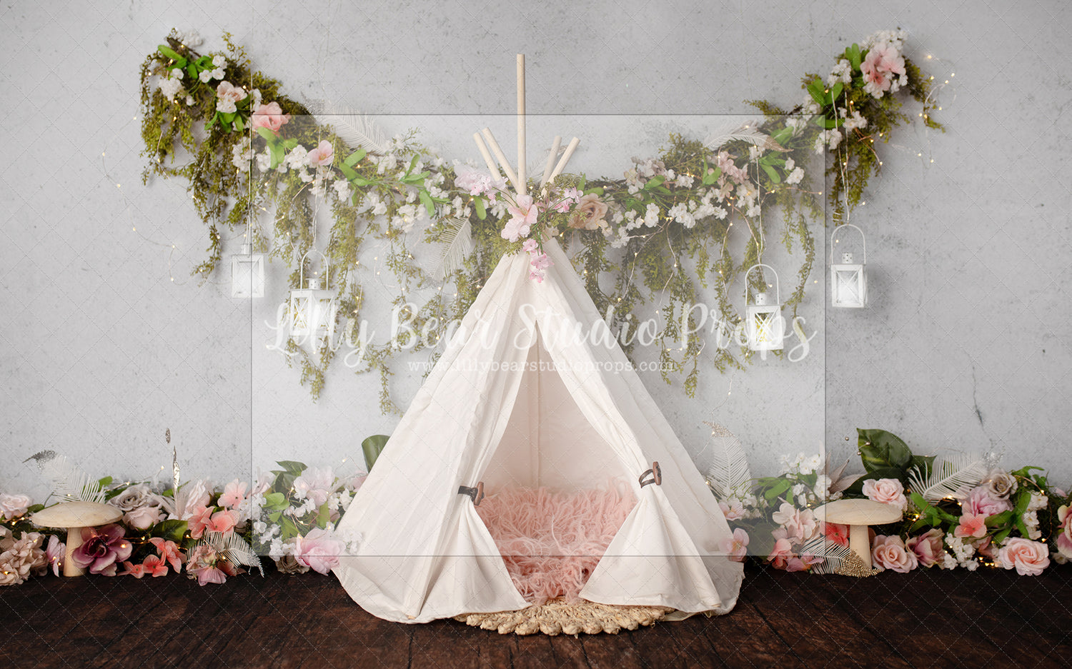 Teepee Floral Lantern Garden